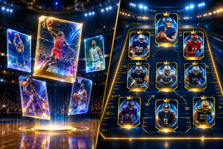 Sorare vs NBA Top Shot cards