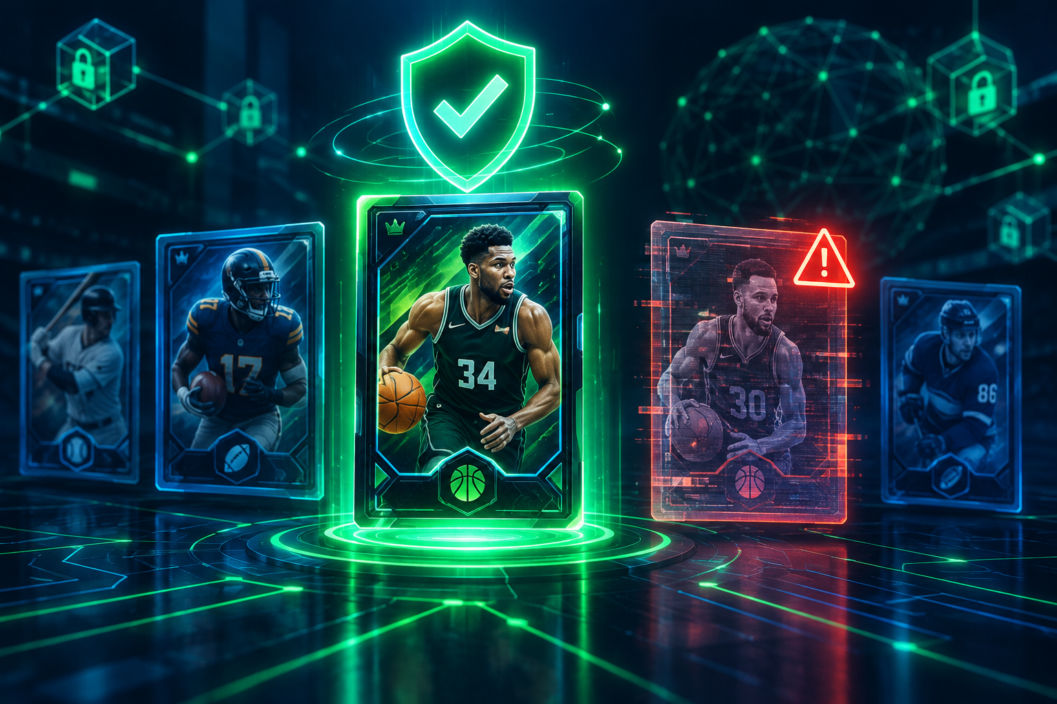 Verified sports NFT shield